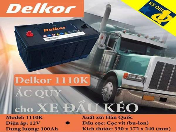 Ắc quy Delkor 55B24LS