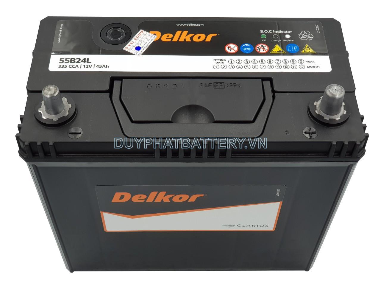 Ắc quy Delkor 55B24L