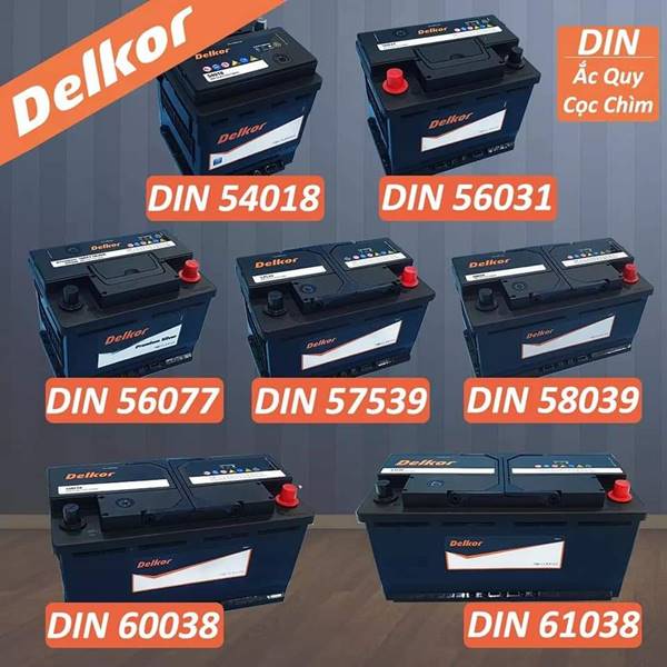 Ắc quy Delkor DIN 54018