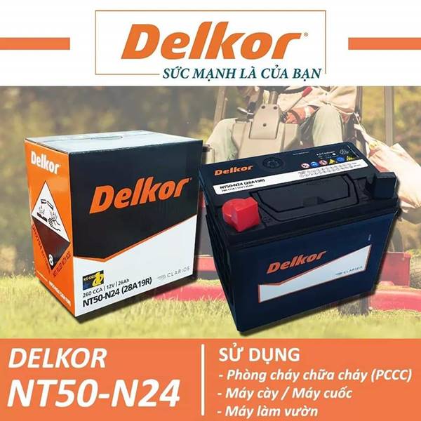 Ắc quy Delkor DIN 54018