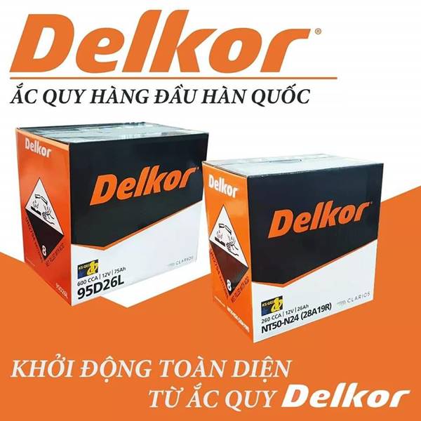 Ắc quy Delkor DIN 54018