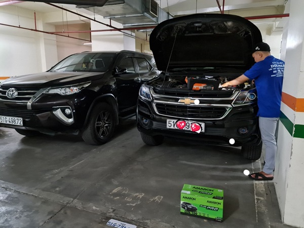 bình ắc quy xe Chevrolet tại TPHCM