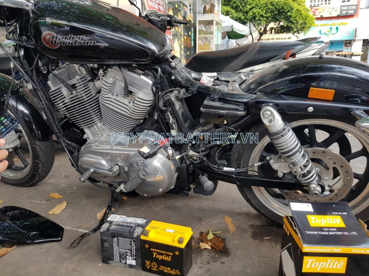 Bình Ắc Quy Xe Harley Davidson Road King