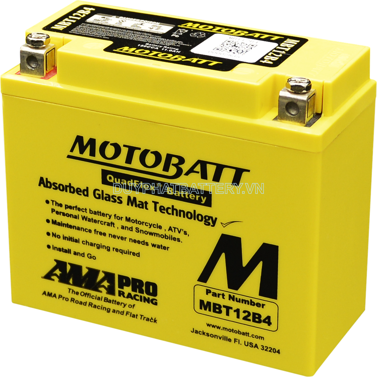 Motobatt Quadflex MBT12B4