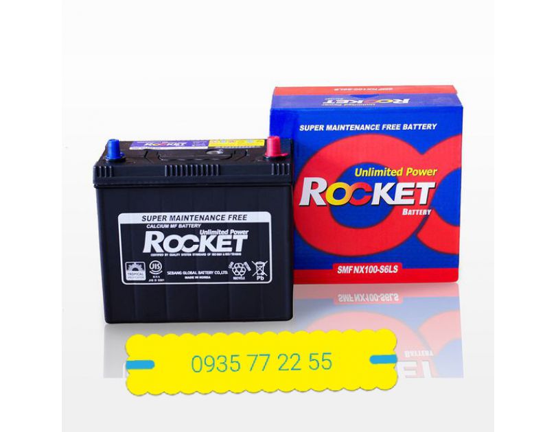 Ắc quy ô tô Rocket NX100-S6S/L cọc to (12V-45Ah)