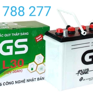 BÌNH ẮC QUY GS L30 (12V-30AH) SP MỚI