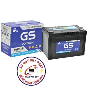 Bình ắc quy GS khô 95D31R (12V-80AH)