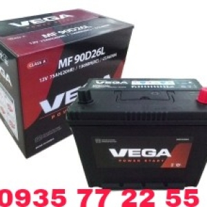 ẮC QUY VEGA MF90D26L 12V 75Ah