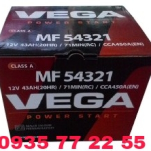 ẮC QUY VEGA DIN MF54321 12V- 43AH