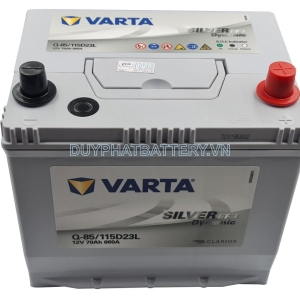 Bình ắc quy Varta Q85 (115D23L) 12V-70AH CCA 660A