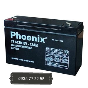 BÌNH ẮC QUY PHOENIX (TS6120) 6V-12AH 