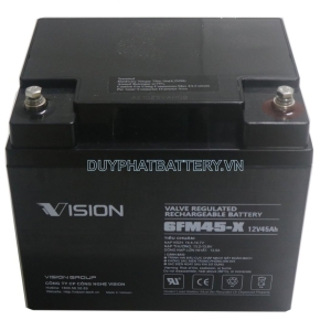 Bình ắc quy Vision 6FM45-X 12V 45Ah