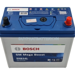 Bình ắc quy BOSCH 55B24L (12V-45Ah)