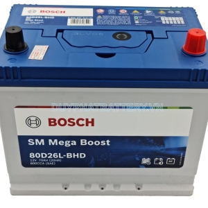 Bình ắc quy BOSCH 80D26L (12V-70Ah)