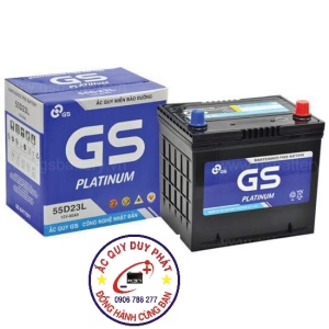 Bình ắc quy GS KHÔ 55D23R (12V-60AH)