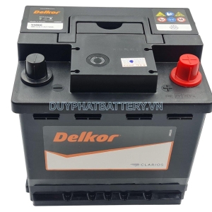 Bình ắc quy DELKOR DIN 55066 12V-50AH CCA 400A Hàn Quốc