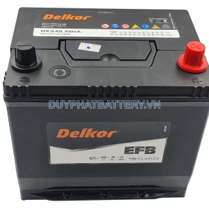 Bình ắc quy DELKOR Q85 95D23L 12V-65AH CCA 620A Hàn Quốc