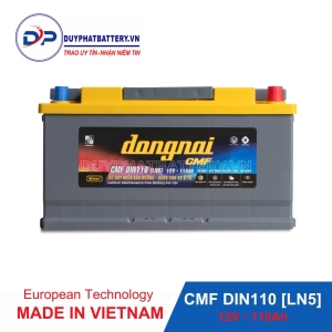 Ắc quy Đồng Nai CMF DIN110 [LN5] 12V - 110Ah