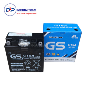 BÌNH ẮC QUY KHÔ GS GT5A (12V-5Ah)