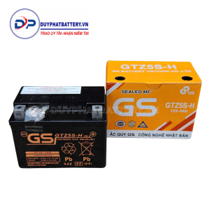 BÌNH ẮC QUY KHÔ GS GTZ5S-H (12V-4Ah)