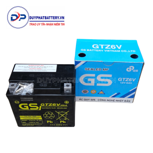 BÌNH ẮC QUY KHÔ GS GTZ6V (12V-5Ah)