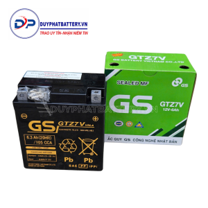 BÌNH ẮC QUY KHÔ GS GTZ7V (12V-6.3Ah)