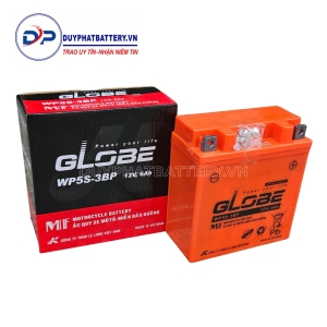 BÌNH ẮC QUY KHÔ GLOBE WP5S-3BP (12V-6AH)