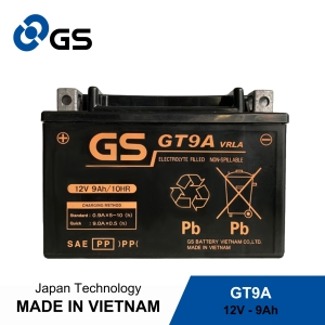 BÌNH ẮCQUY KHÔ GS GT9A (12V-9Ah) - GS NHẬT BẢN