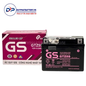 BÌNH ẮC QUY KHÔ GS GTZ5S (12V-3.5Ah) - GS NHẬT BẢN