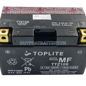 Bình ắc Quy Toplite TTZ10S 12V 9.1Ah