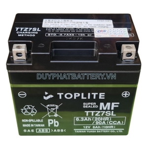 Bình ắc quy TOPLITE TTZ7SL 12V 6AH CCA 90A