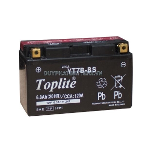 Bình ắc quy TOPLITE YT7B-BS 12V 6.8AH CCA 120A