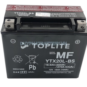 ẮC QUY TOPLITE YTX20L-BS 12V 18Ah