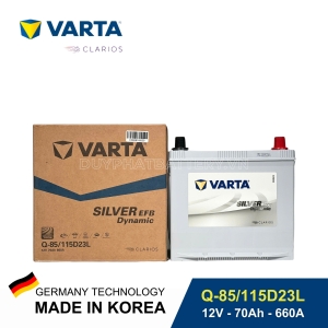 Bình ắc quy Varta Q85 (115D23L) 12V-70AH CCA 660A