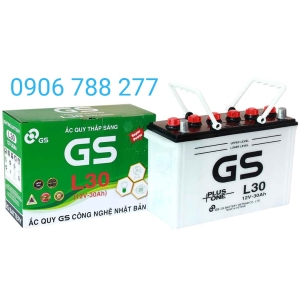 BÌNH ẮC QUY GS L30 (12V-30AH) SP MỚI