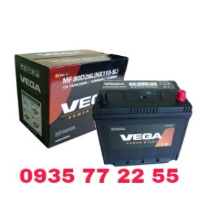 ẮC QUY VEGA  MF80D26L 12V-70AH