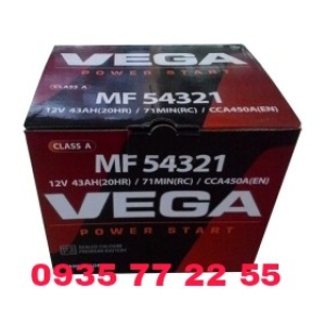 ẮC QUY VEGA DIN MF54321 12V- 43AH