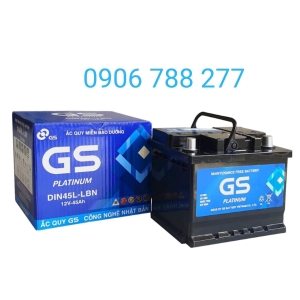Bình ắc quy GS MF DIN45L-LBN (12V-45AH)