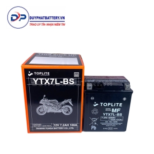 Ắc quy TOPLITE YTX7L-BS 12V 7Ah