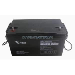 Bình ắc quy Vision 6FM65E-X 12V 65Ah
