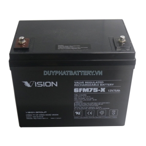 Bình ắc quy Vision 6FM75-X 12V 75Ah