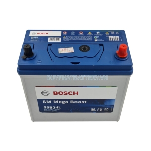 Bình ắc quy BOSCH 55B24L (12V-45Ah)