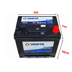 Bình ắc quy Varta 60D23L 12V 60Ah