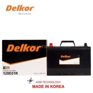 Bình ắc quy DELKOR 120D31R 12V 90AH CCA 680A