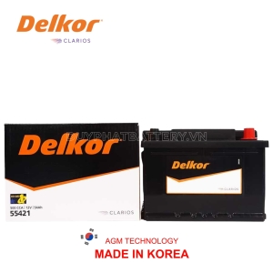 ẮC QUY DELKOR  DIN 55421 12V-54AH