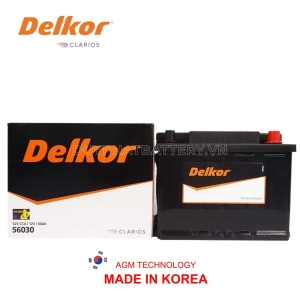 ẮC QUY DELKOR  DIN 56030 12V-60AH
