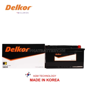 ẮC QUY DELKOR  DIN 58039 12V-80AH