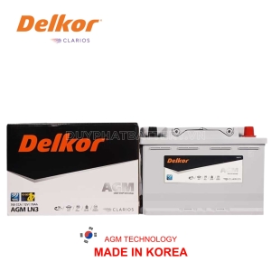 Bình ắc quy DELKOR LN3 AGM 12V 70AH