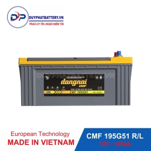 Ắc quy Đồng Nai CMF 195G51 R/L (12V - 165Ah)