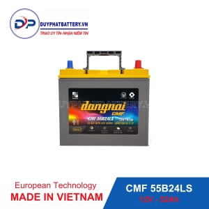 Ắc quy Đồng Nai CMF 55B24LS - 12V - 52Ah